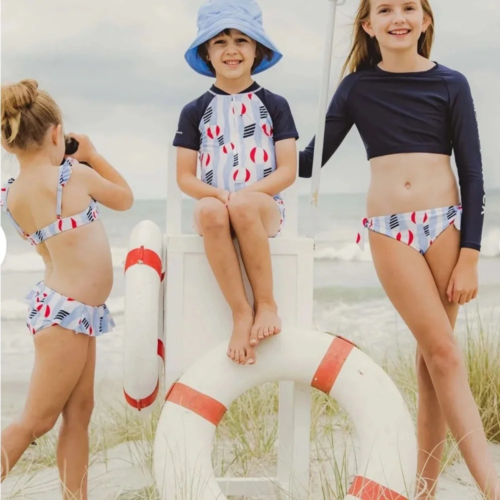 Snapper Rock Beach Bounce Kids Swim Bikini Set UPF 50+ Protection